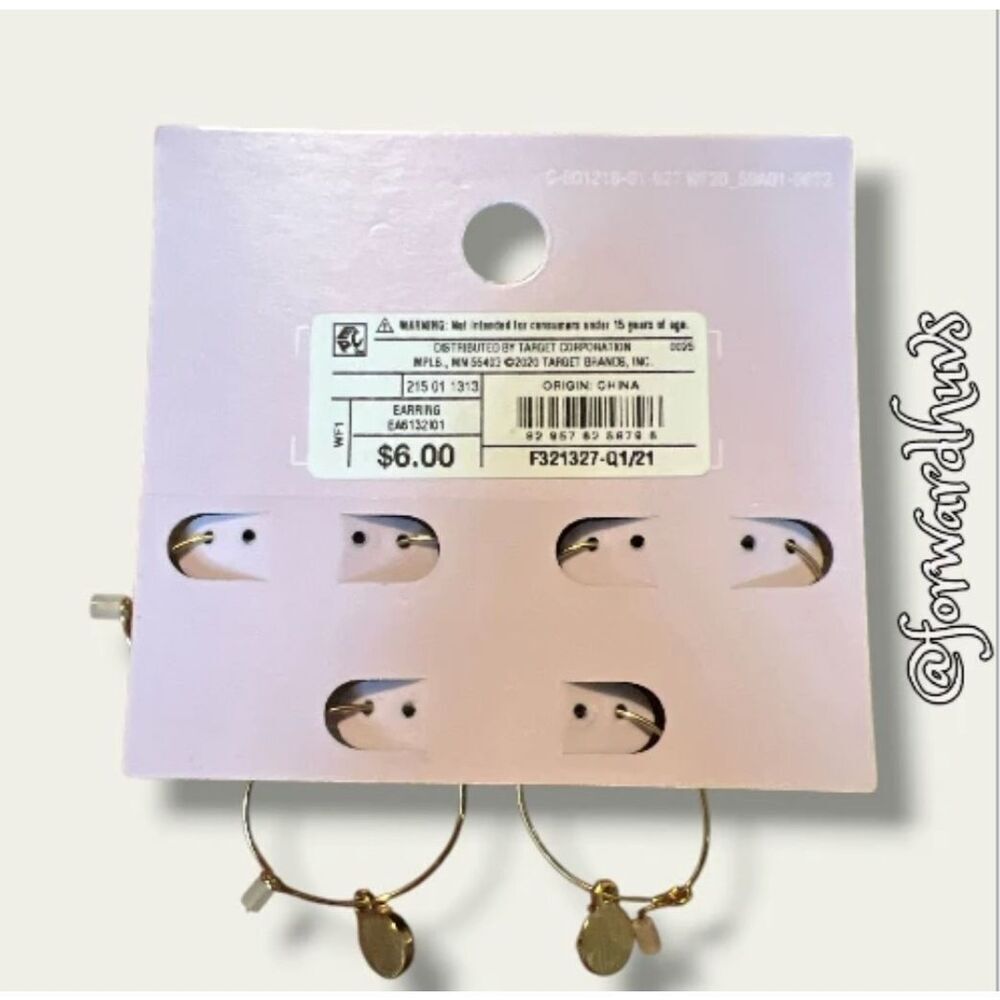 Bundle Sale 3 for $15 | Wild Fable Cherry Hoop Trio – Nickel-Free Earring Set - Picture 5 of 7